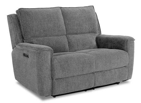 Bassett Club Level 3537-P42F Calvin Power Reclining Loveseat - Calvin Forest