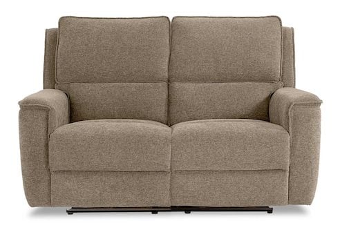 Bassett Club Level 3537-P42P Calvin Power Reclining Loveseat - Calvin Pecan Bassett Club Level 3537-P42P Calvin Power Reclining Loveseat - Calvin Pecan