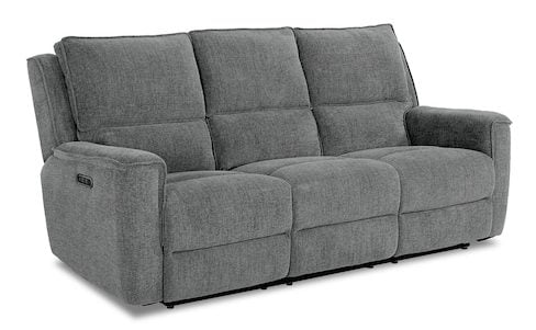 Bassett Club Level 3537-P62F Calvin Power Reclining Sofa - Calvin Forest