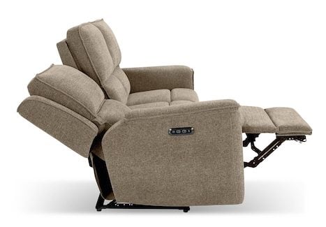 Bassett Club Level 3537-P62P Calvin Power Reclining Sofa - Calvin Pecan Bassett Club Level 3537-P62P Calvin Power Reclining Sofa - Calvin Pecan