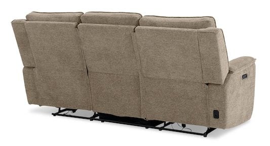 Bassett Club Level 3537-P62P Calvin Power Reclining Sofa - Calvin Pecan Bassett Club Level 3537-P62P Calvin Power Reclining Sofa - Calvin Pecan