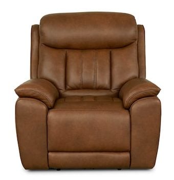 Bassett Club Level 3762-P0TC Benson Leather Zero Gravity Power Recliner - Benson Tuscan Cafe Bassett Club Level 3762-P0TC Benson Leather Zero Gravity Power Recliner - Benson Tuscan Cafe