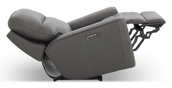 Bassett Club Level 3797-P0G Kenneth Leather Zero Gravity Power Recliner - Kenneth Gunmetal Bassett Club Level 3797-P0G Kenneth Leather Zero Gravity Power Recliner - Kenneth Gunmetal
