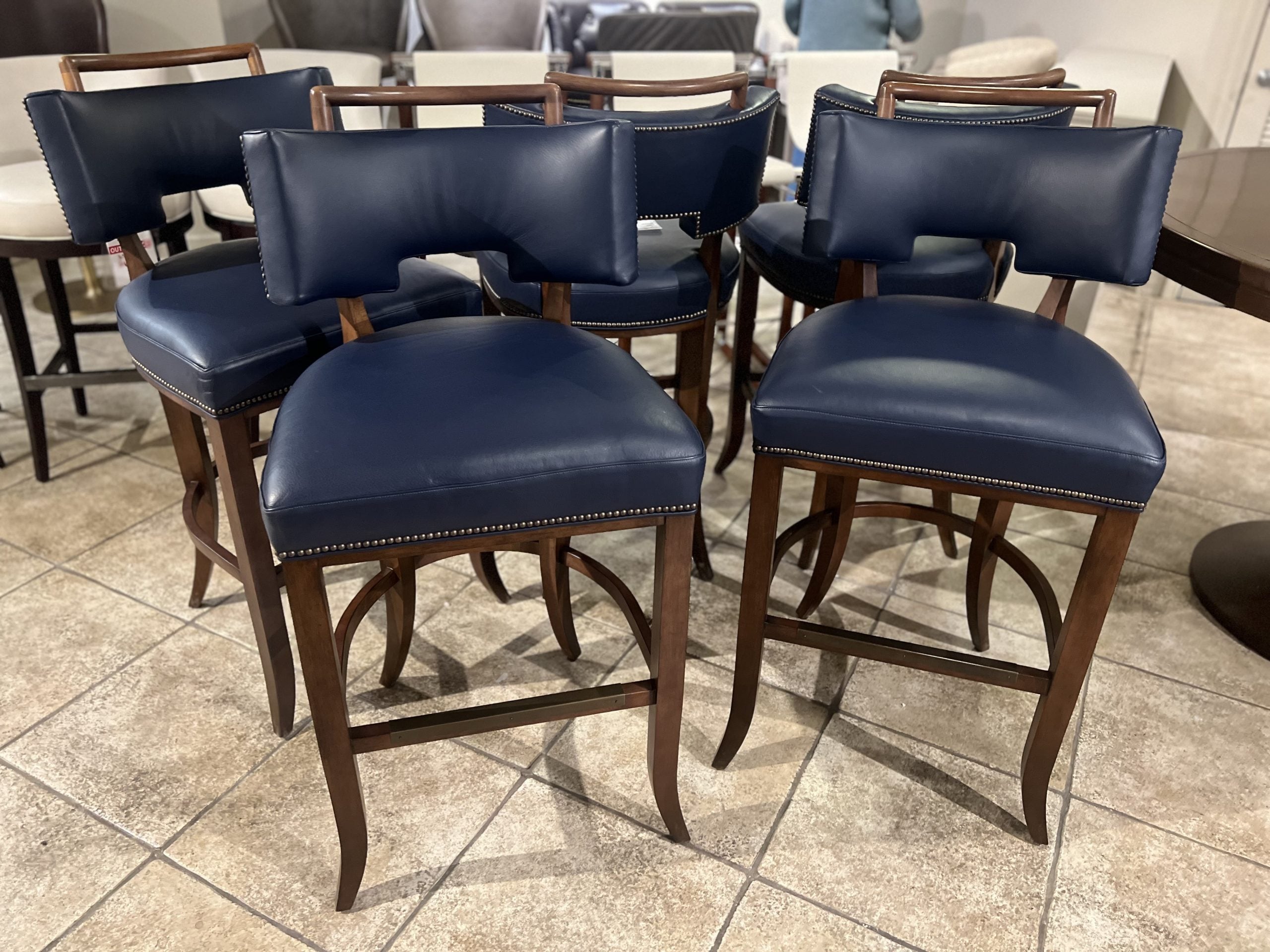 Hickory Chair HC3409-04/60 Saint Giorgio Bar Stool W/ Handle