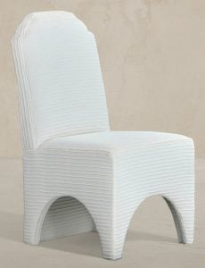 Gabby Home SCH-3100SC Liora Upholstered Slipper Chair