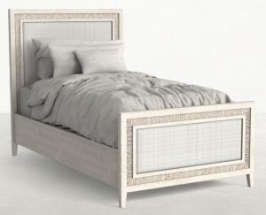 Gabby Home SCH-176090 Grand Bermuda Twin Bed - Whitewash