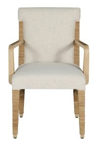 Gabby Home SCH-175990 Maris Mahogany Handwoven Dining Arm Chair