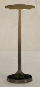 Gabby Home SCH-175937 Ombre Metal Circle Pedestal Drink Table