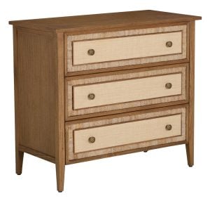 Gabby Home SCH-176028 Grand Bermuda Sungkai Wood Chest - 3 Drawers, Sandbar