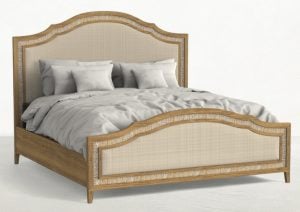 Gabby Home SCH-176075 Grand Bermuda Sungkai Wood Classic Bed - Queen, Sandbar