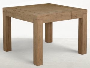 Gabby Home SCH-175970 Highland Oak Square Legged Dining Table - Dawn
