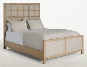 Gabby Home SCH-176071 Astwood Mahogany Wood Moroccan Bed - Queen, Drift