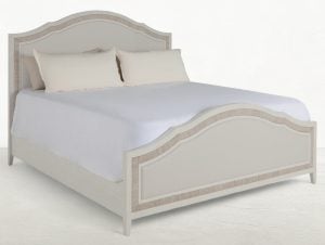 Gabby Home SCH-176060 Grand Bermuda Sungkai Wood Classic Bed - King, Whitewash