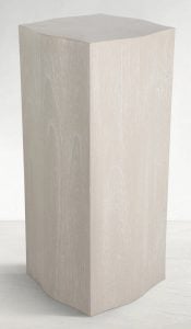 Gabby Home SCH-170170 Wes Mahogany Wood Unique Pedestal Accent Table