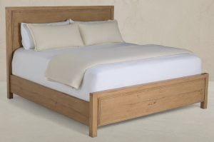 Gabby Home SCH-176069 Wren Oak Wood Bed - King, Dawn