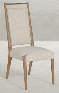 Gabby Home SCH-175988 Highland Oak High Back Dining Side Chair - Dawn