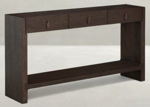 Gabby Home SCH-175957 Rook Oak Rectangle Frame Console Table - Dusk