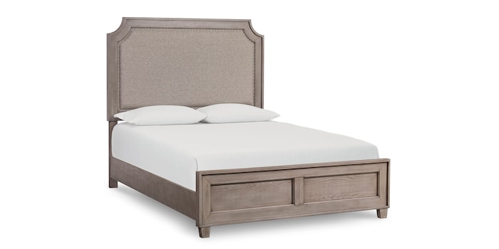 Bassett 2768-K173 Ventura Upholstered Cal King Bed Chalk Slate