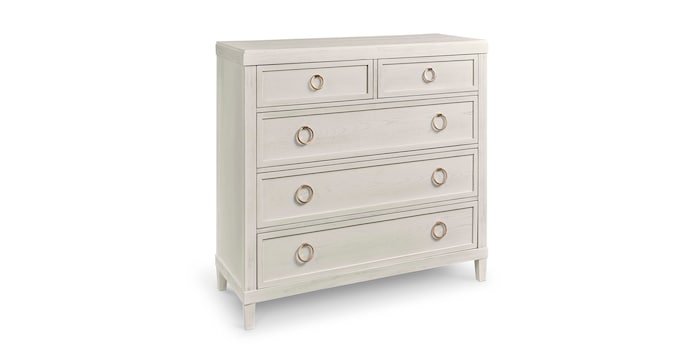 Bassett 2968-0251Z Ventura Chest Shell White