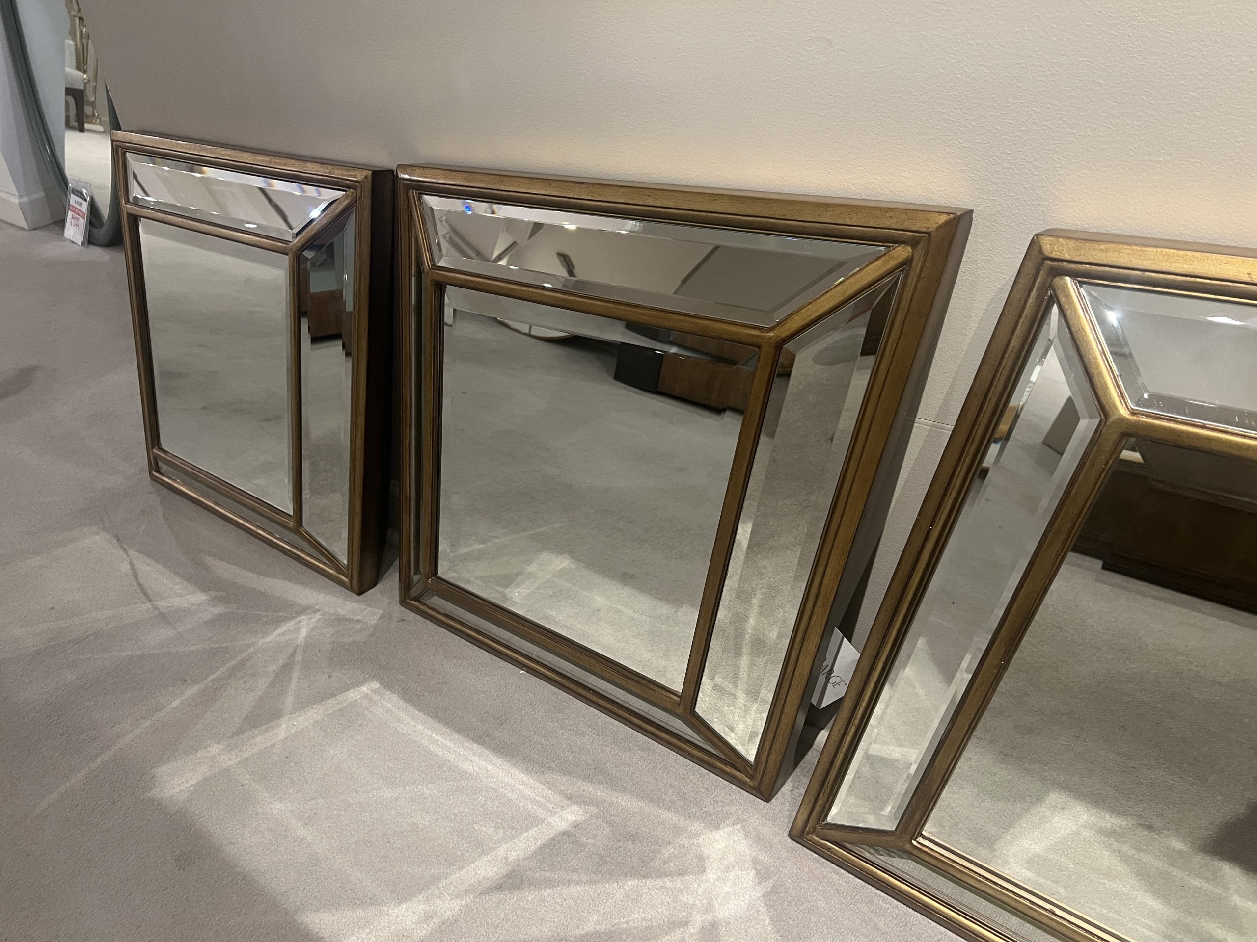 Maitland-Smith 8189-28/140 Glendale Gold Mirror Frame, Glass