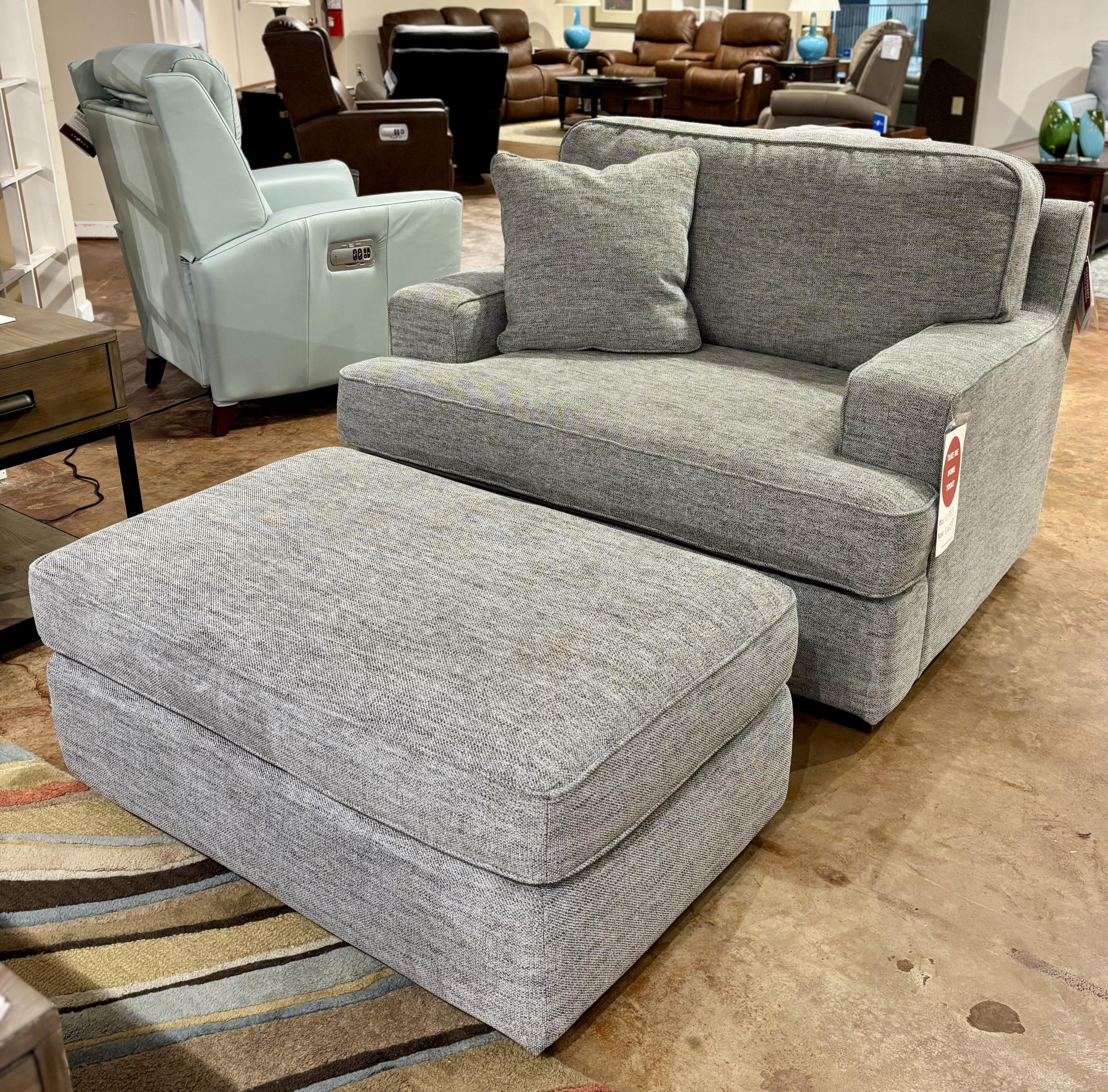 La-Z-Boy 655-663 Paxton Chair and Ottoman