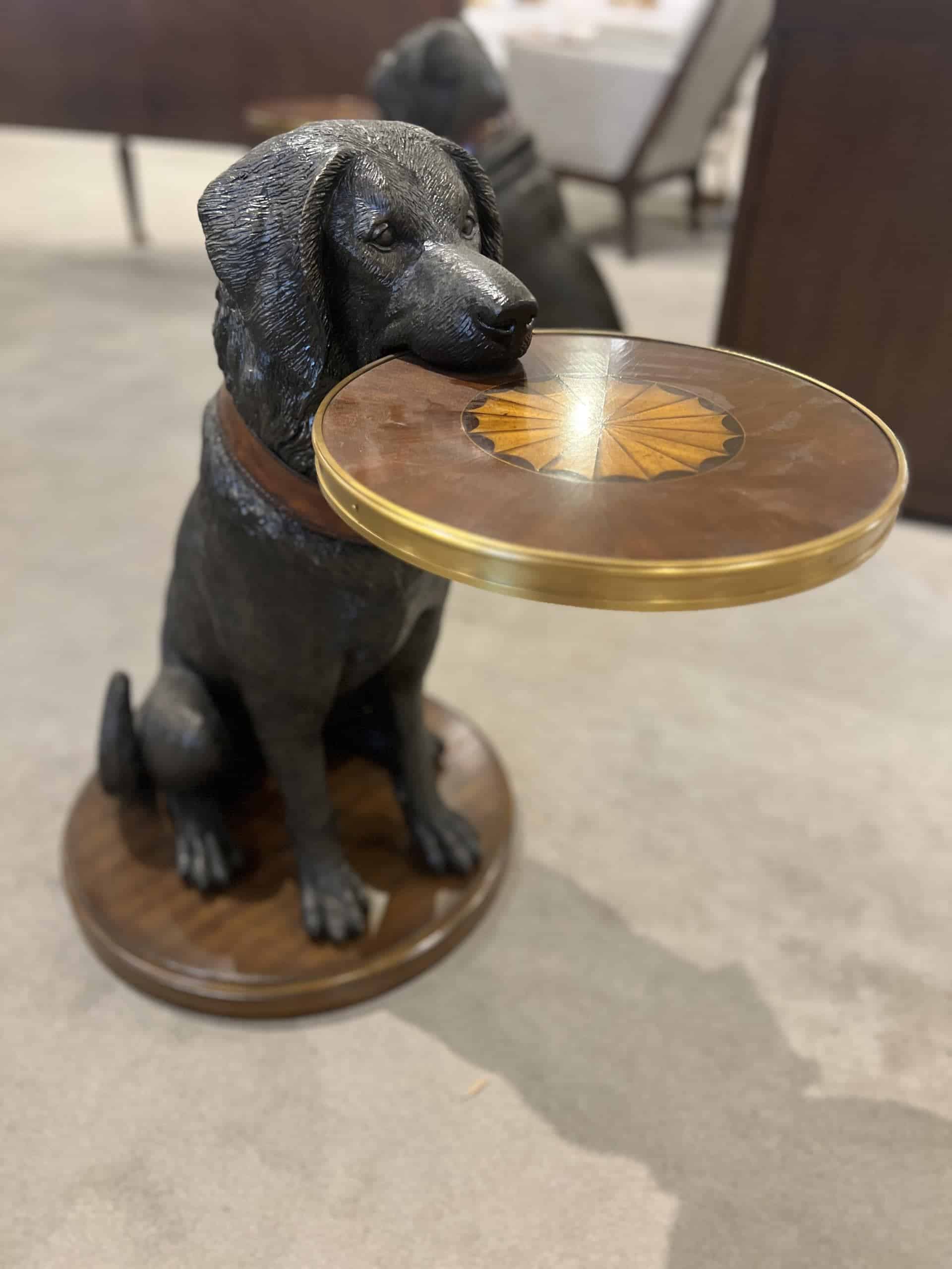 Maitland-Smith 8427-30/70 Golden Retriever Accent Table