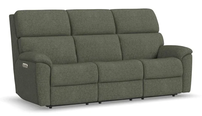 Flexsteel S2865-63L Porter Fabric Power Reclining Sofa